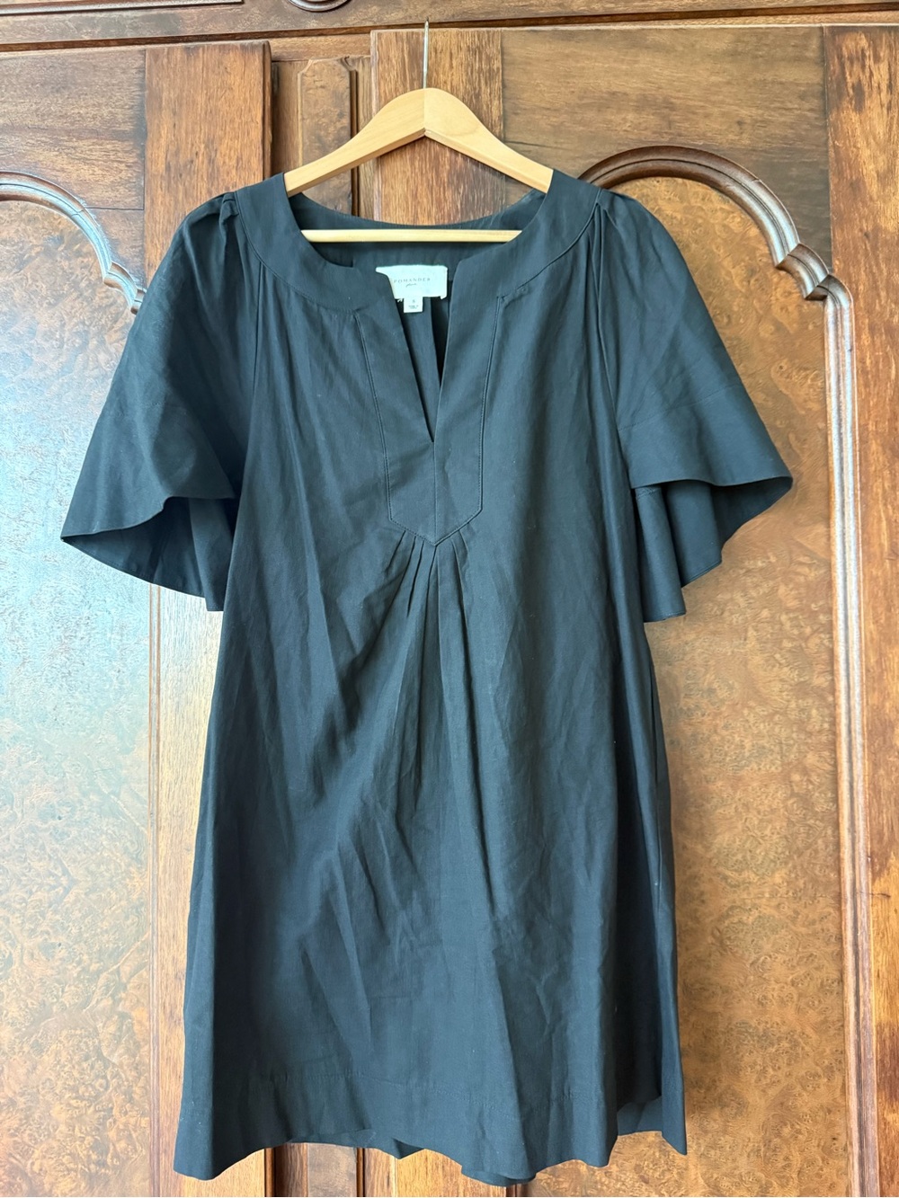 Pomander Place Black Finley Flutter Sleeve Dress - Picture 5 of 6
